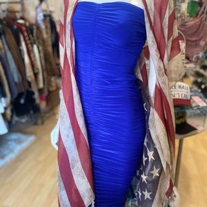 Vintage American Flag Tassel Cardigan